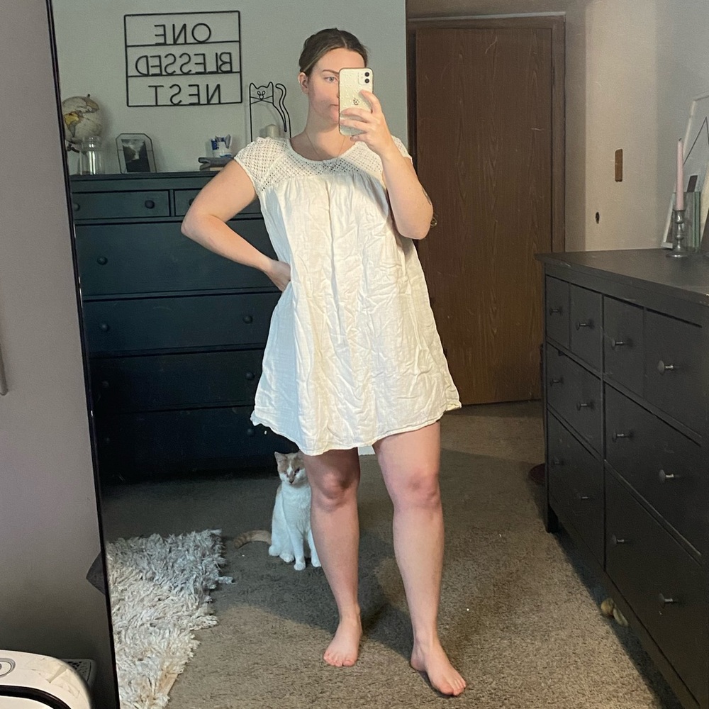 Baby doll mini dress